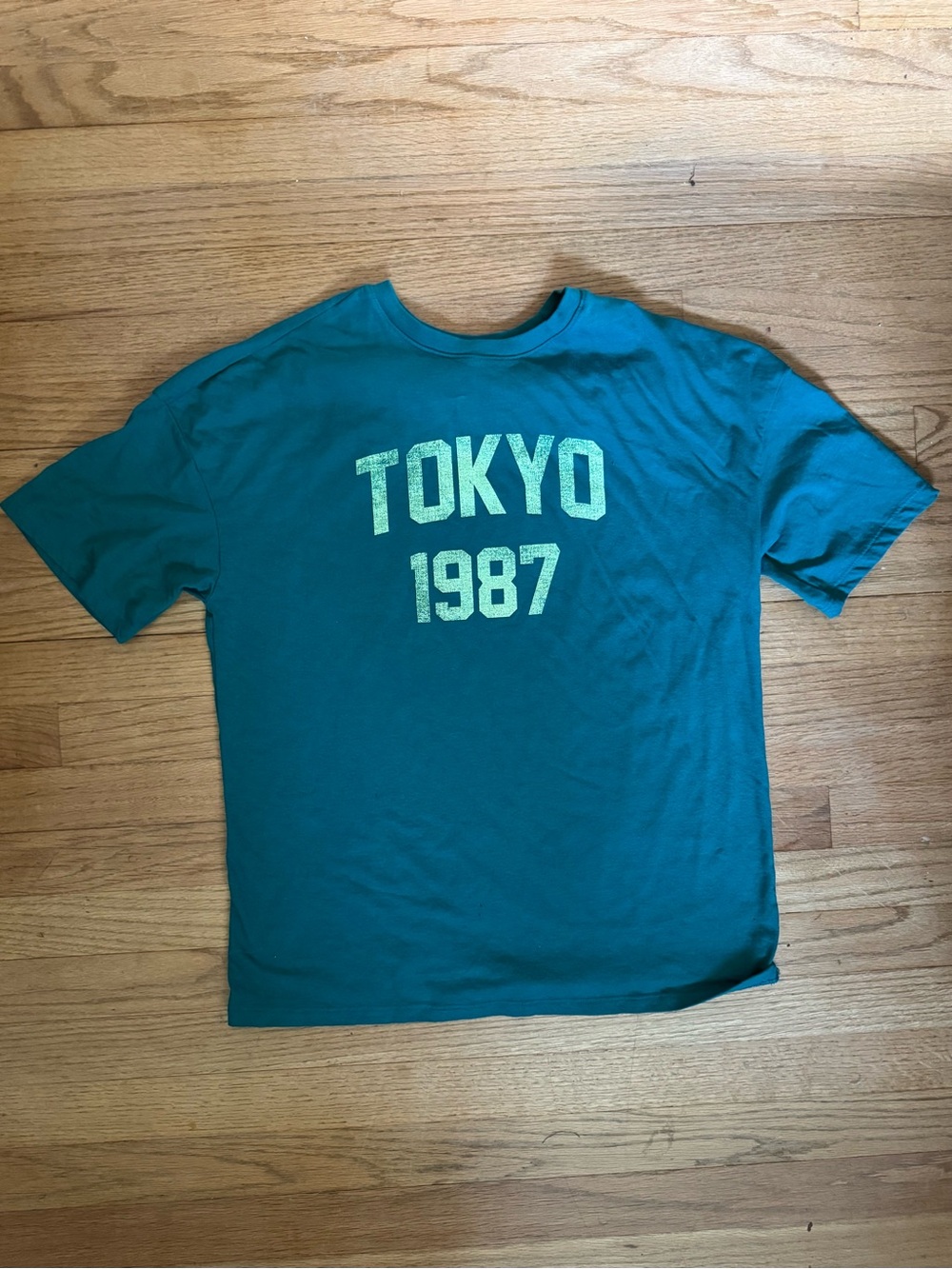 Tokyo 1987 Graphic Tee - Teal